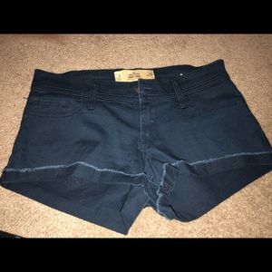 Dark blue low-rise shorts!
